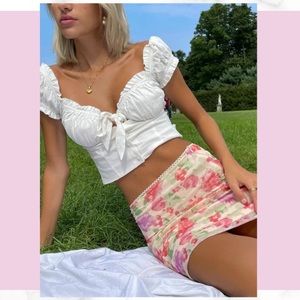 ELOUISE CROP TOP WHITE